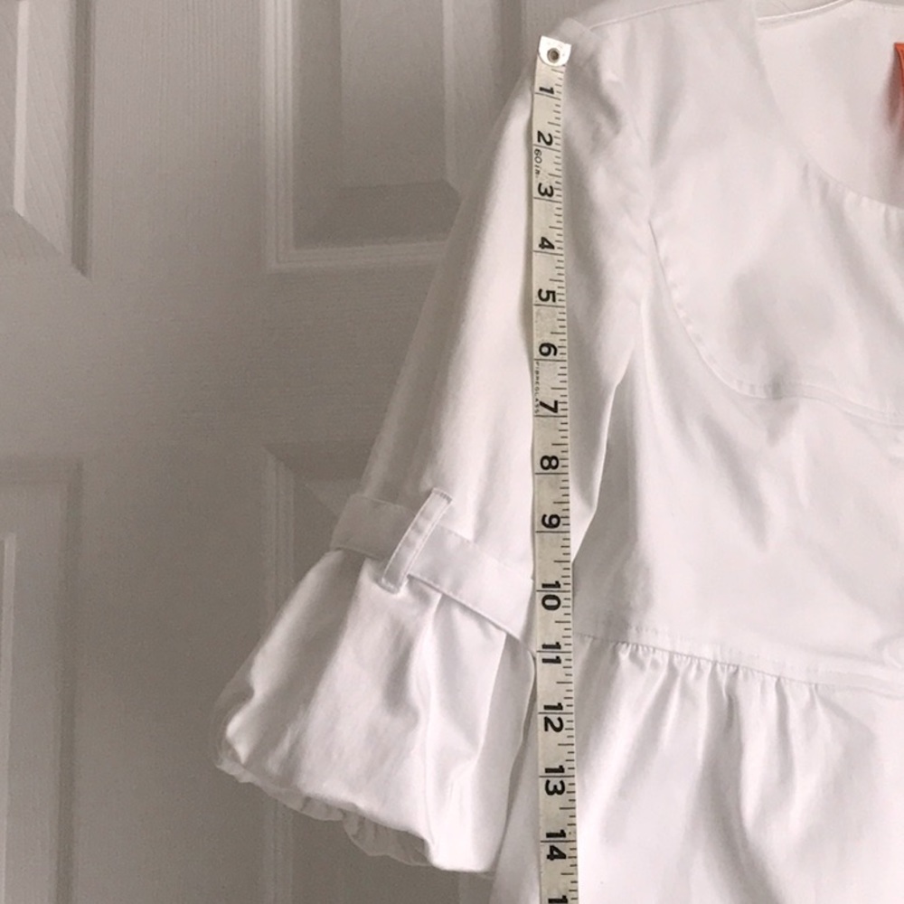 Bcbgeneration Puff Sleeve Top Jacket Lined Cotton - image 6